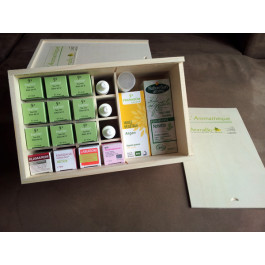 Coffret huiles essentielles aromathèque