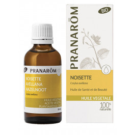 Huile végétale bio noisette pranarom Bouteille