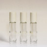 Lot de 3 Flacons verre 10 ml à bille avec système roll-on