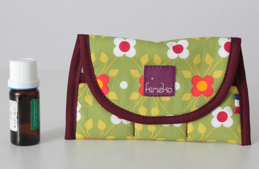 pochette à huiles essentielles couleur Fleurie